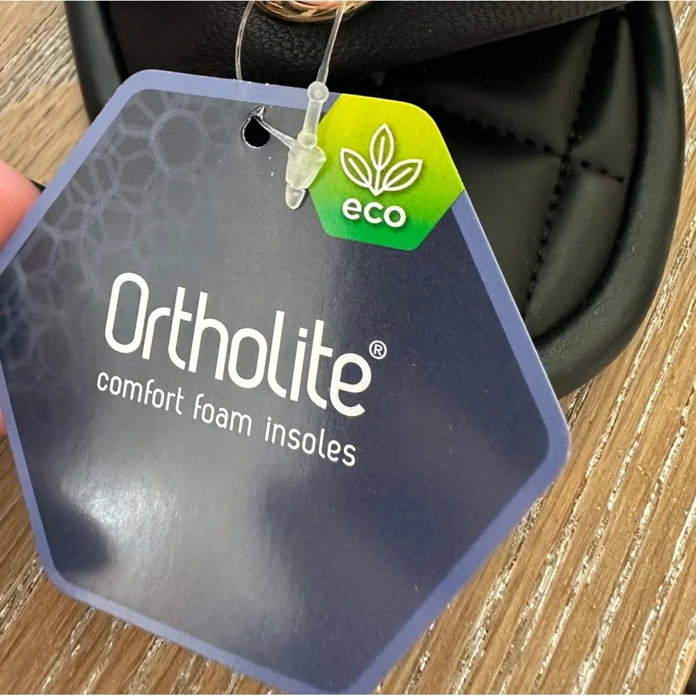 NWT Aerosoles Sz 6 Black & Gold Ortholites Luxury - never worn - Picture 4 of 10